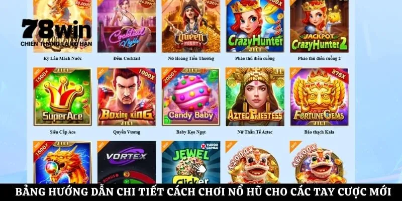 Bảng hướng dẫn chi tiết cách chơi nổ hũ cho các tay cược mới