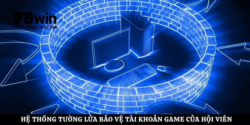 Hệ thống tường lửa bảo vệ tài khoản game của hội viên