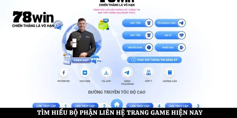 Tìm hiểu bộ phận liên hệ trang game hiện nay